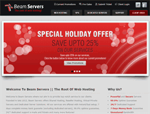 Tablet Screenshot of beamservers.com